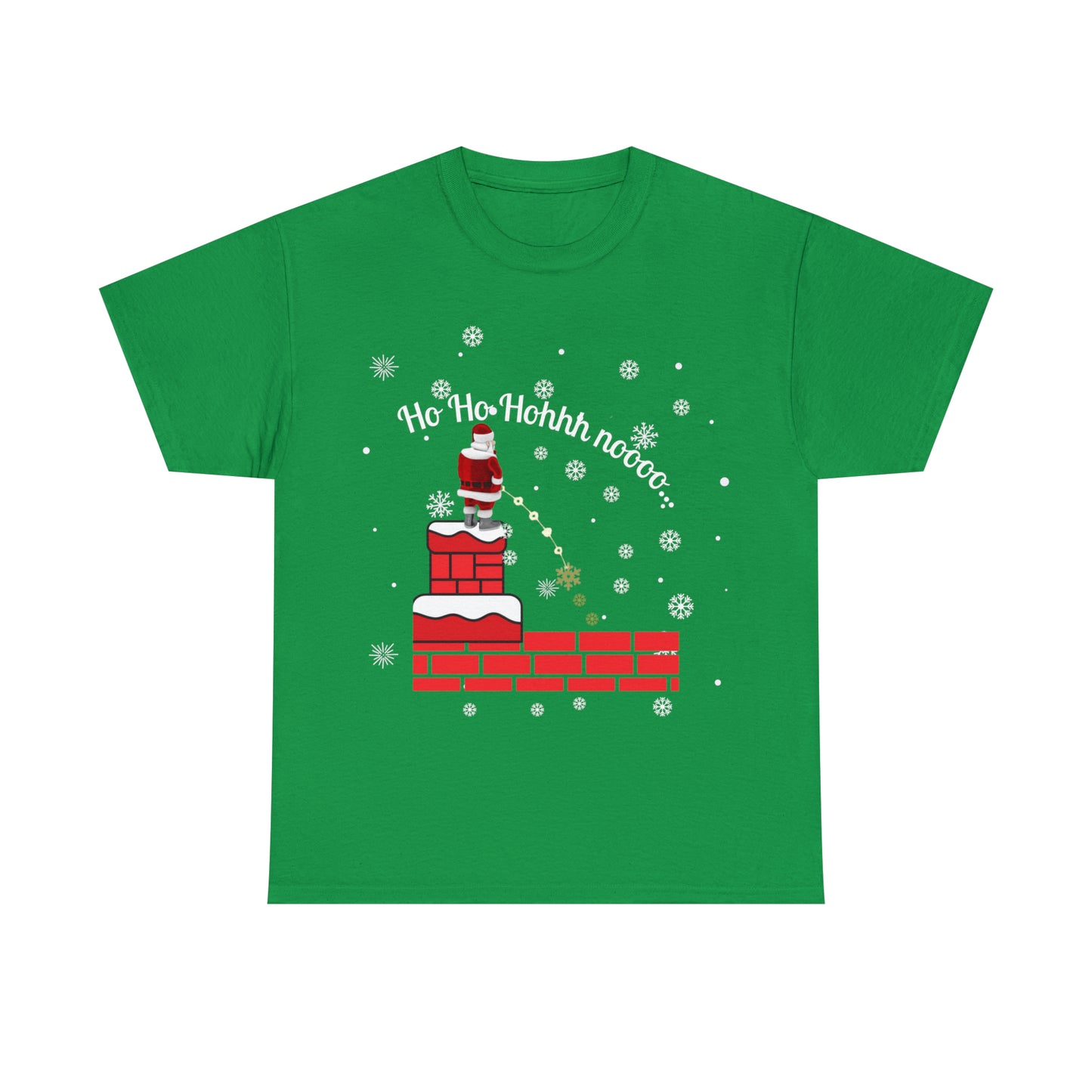 Ho Ho Hoooo Snow Unisex Funny Heavy Cotton T Shirt, Holiday Shirt, Ugly Christmas Shirt, Holiday Gift