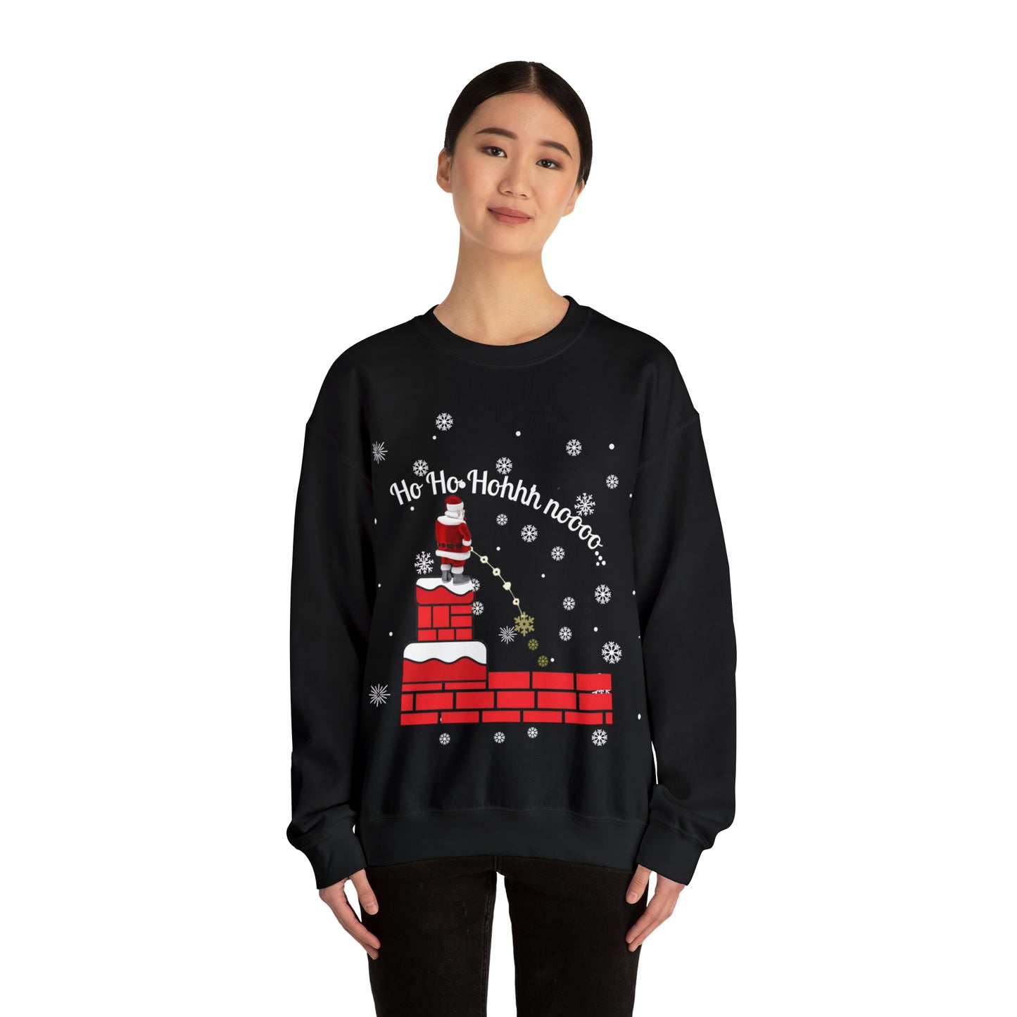 Ho Ho Hooooo No Snow Unisex Funny Crewneck Sweatshirt, Holiday Shirt, Ugly Christmas Shirt, Holiday Gift