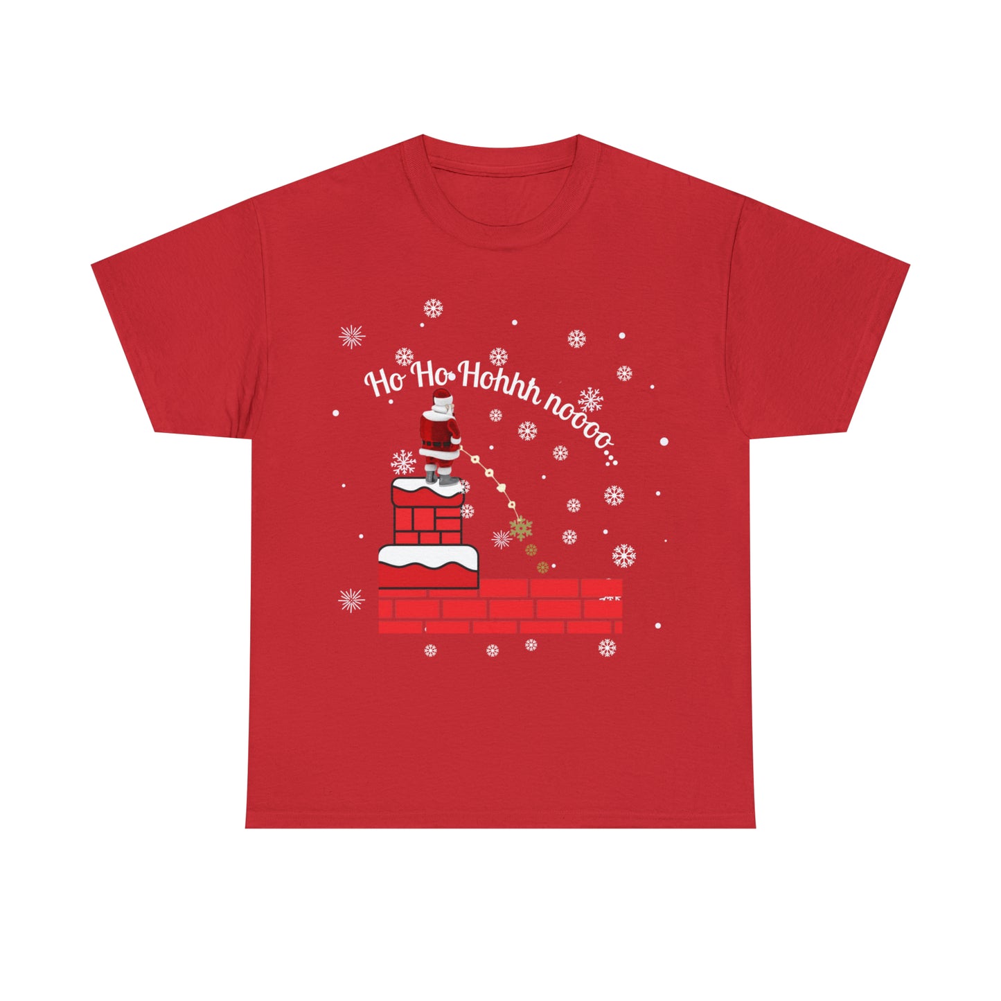 Ho Ho Hoooo Snow Unisex Funny Heavy Cotton T Shirt, Holiday Shirt, Ugly Christmas Shirt, Holiday Gift
