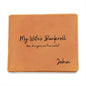 Personalized My Wife's Bankroll | Graphic Leather Wallet