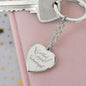 CST Personalized | Engraved Heart Key Chain