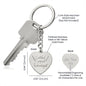CST Personalized | Engraved Heart Key Chain