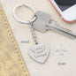 CST Personalized | Engraved Heart Key Chain