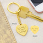 CST Personalized | Engraved Heart Key Chain
