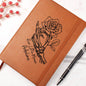 Personalized Slanted Run Little Mouse Leather Journal, Haunting Adeline Notebook, Dark Romance Merch