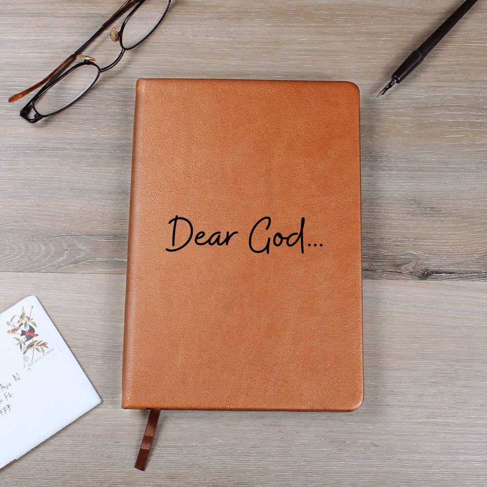 Dear God | Plain Leather Journal