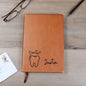 Personalized Dentist Leather Journal