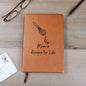 Mom's Recipes For Life | Blank Leather Journal
