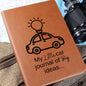 The Big Lightbulb My Little Car Journal of Big Ideas | Leather Journal