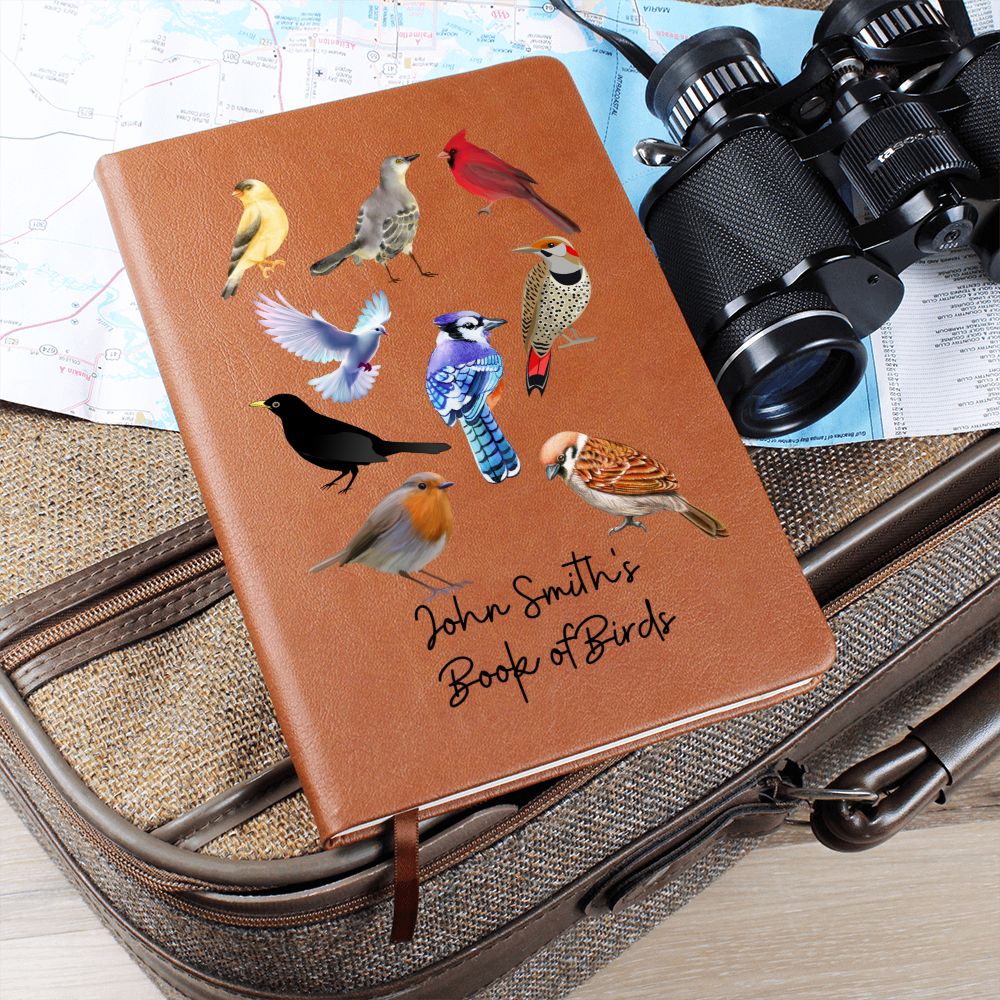Personalized Bird Watcher | Leather Journal