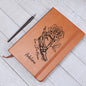 Personalized Run Little Mouse Leather Journal, Haunting Adeline Notebook, Dark Romance Merch
