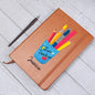 Future Teacher | Colorful Pencil CaseDesign Leather Journal
