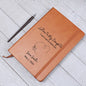 Letters to My Daughter I Can't Wait to Meet You Heart Design | Leather Journal