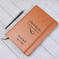 Letters to My Son I Can't Wait to Meet You Line Design| Leather Journal