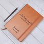 Letters to My Daughter I Can't Wait to Meet You | Leather Journal