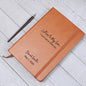 Letters to My Son I Can't Wait to Meet You Heart Design | Leather Journal