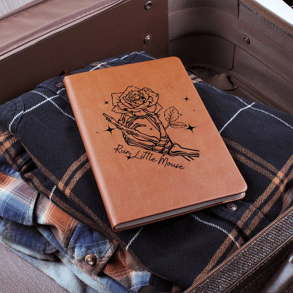 Run Little Mouse with Stars | Leather Journal
