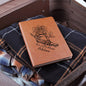 Personalized Slanted Run Little Mouse Leather Journal, Haunting Adeline Notebook, Dark Romance Merch