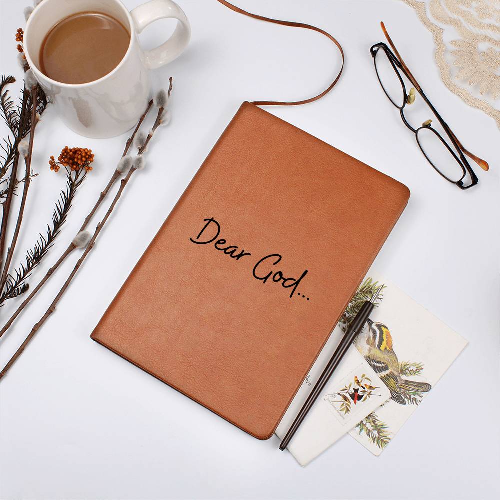 Dear God | Plain Leather Journal