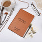 Letters to My Son I Can't Wait to Meet You Heart Design | Leather Journal