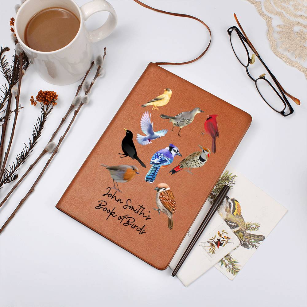 Personalized Bird Watcher | Leather Journal