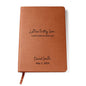 Letters to My Son I Can't Wait to Meet You Heart Design | Leather Journal