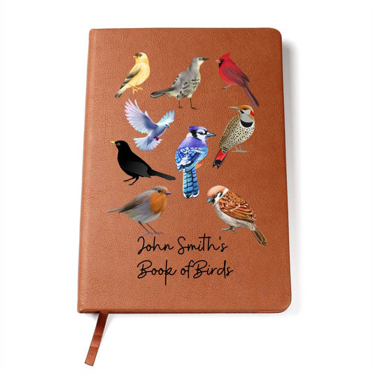 Personalized Bird Watcher | Leather Journal