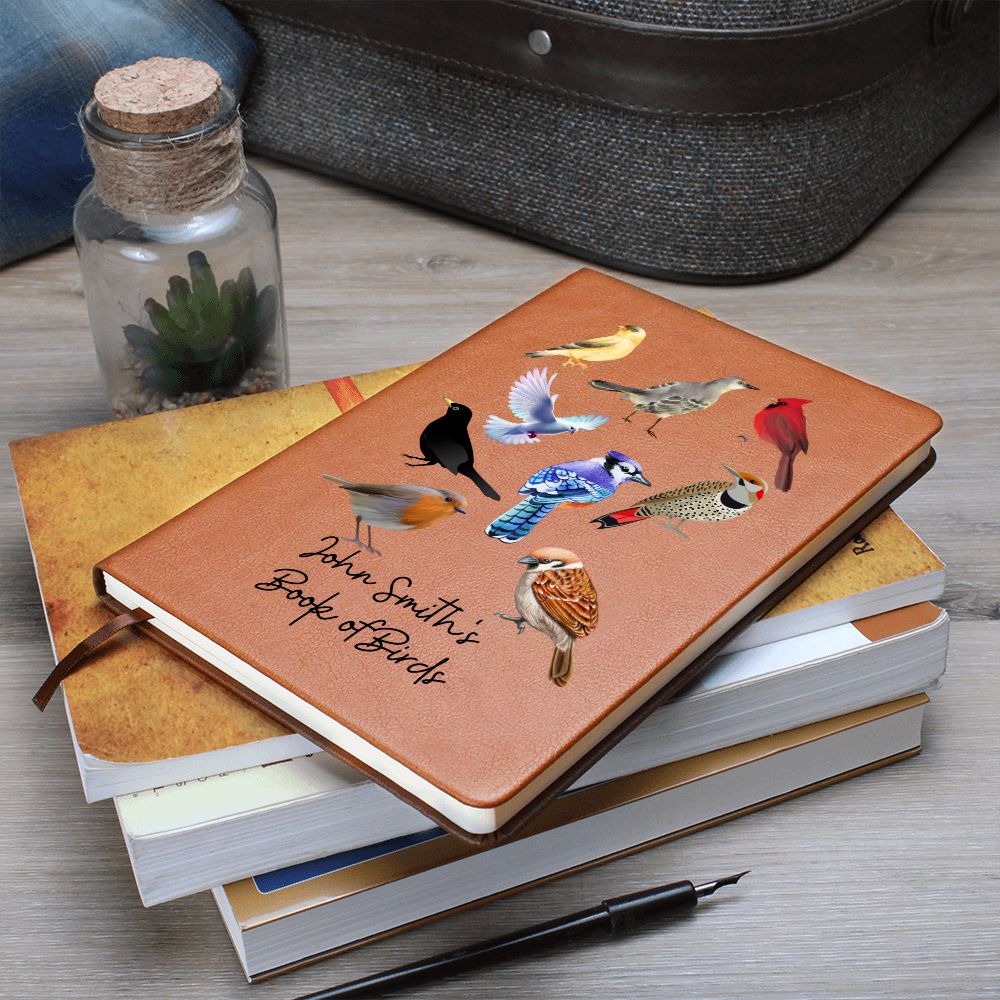 Personalized Bird Watcher | Leather Journal