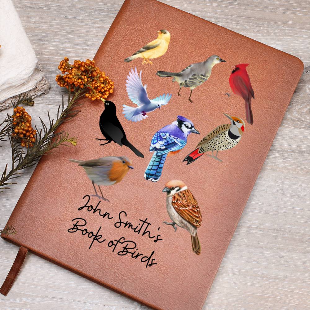 Personalized Bird Watcher | Leather Journal