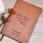 Letters to My Son I Can't Wait to Meet You Line Design| Leather Journal