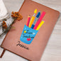 Future Teacher | Colorful Pencil CaseDesign Leather Journal