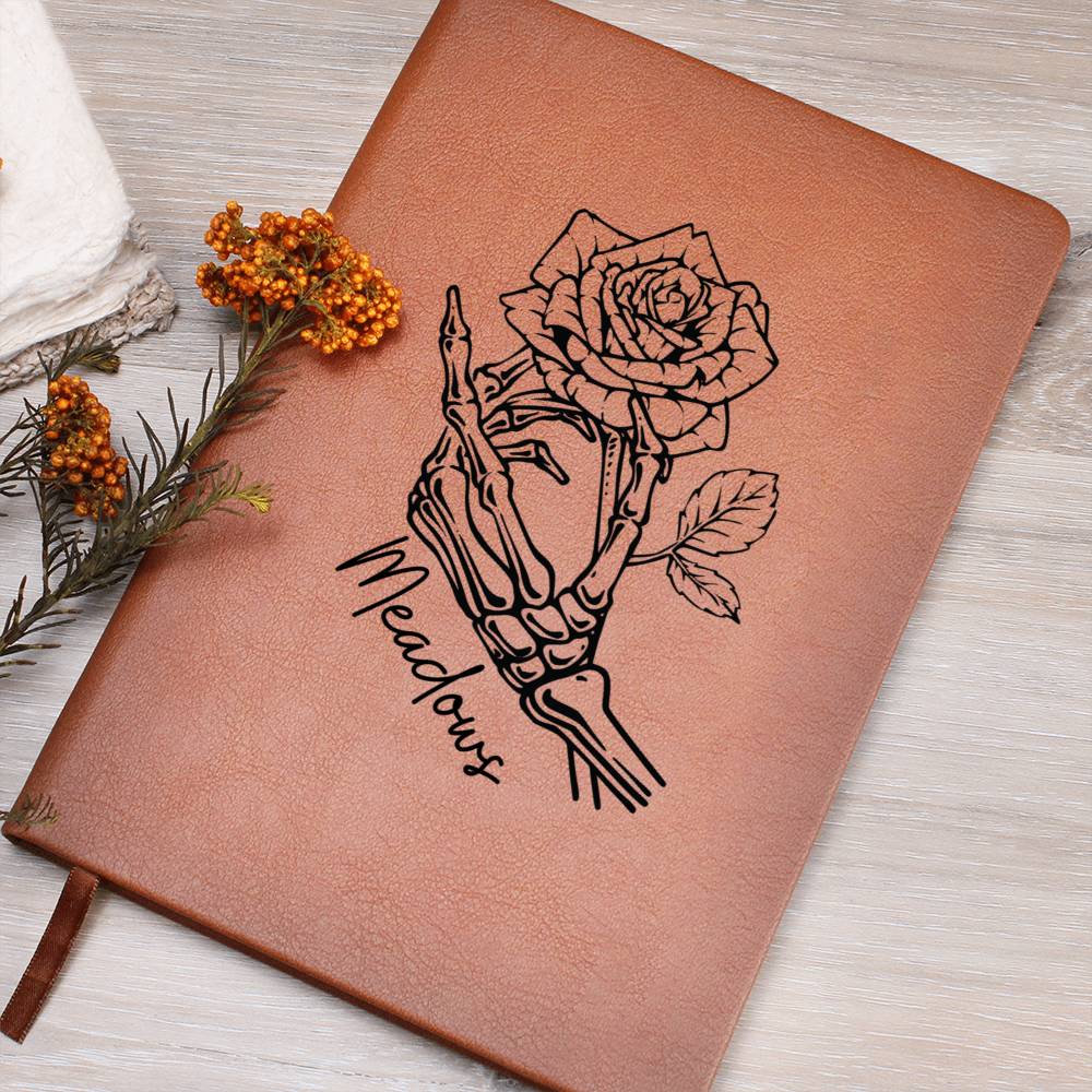 Our Last Name is Meadows | Leather Journal