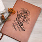 Personalized Slanted Run Little Mouse Leather Journal, Haunting Adeline Notebook, Dark Romance Merch