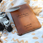 Letters to My Son I Can't Wait to Meet You Heart Design | Leather Journal
