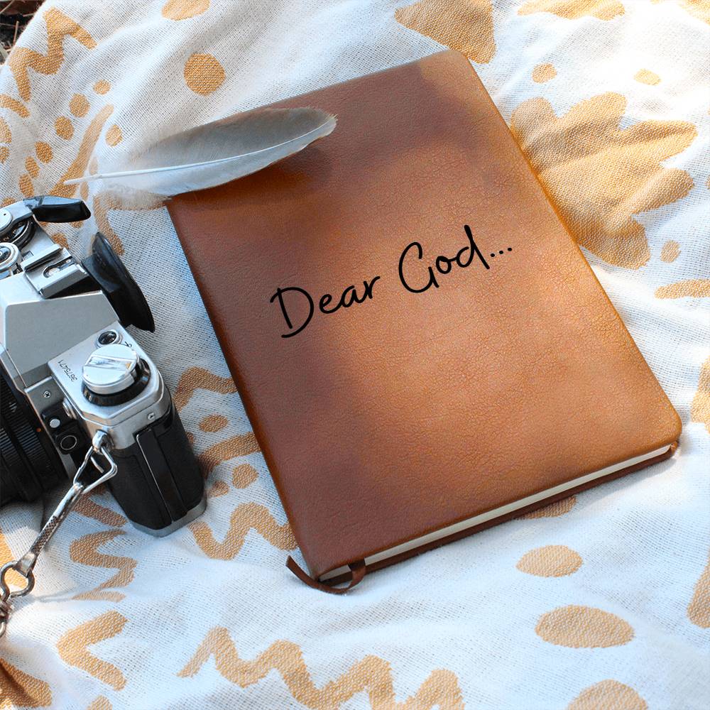 Dear God | Plain Leather Journal