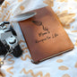 Mom's Recipes For Life | Blank Leather Journal