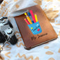 Teacher | Colorful Pencil Design Leather Journal