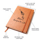 Mom's Recipes For Life | Blank Leather Journal