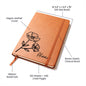 Personalized August Poppy Birth Month Flower | Leather Journal