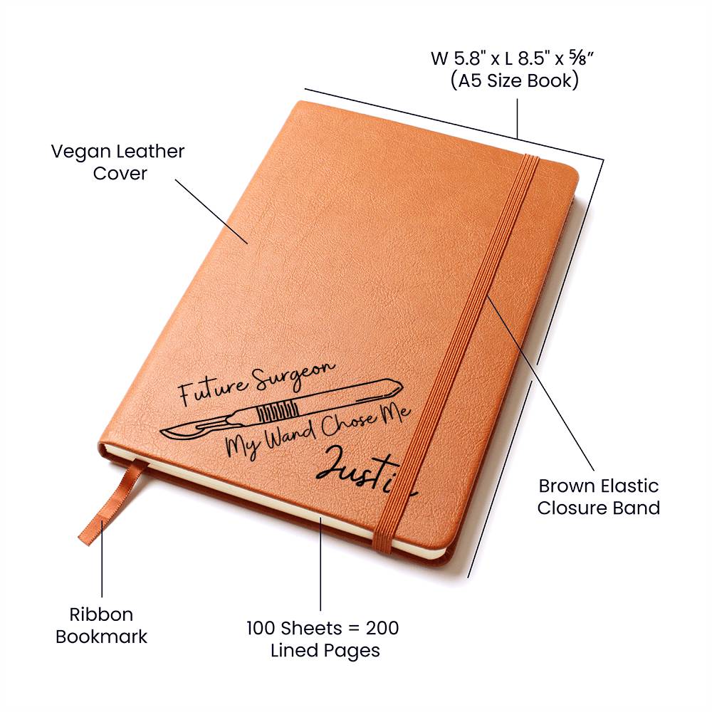 Personalized Future Surgeon Right | Leather Journal