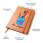 Teacher | Colorful Pencil Design Leather Journal