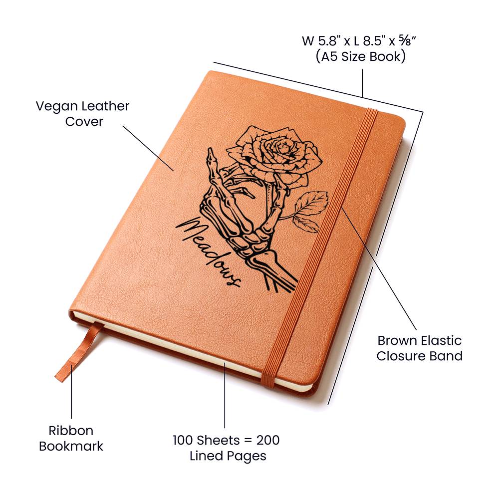 Our Last Name is Meadows | Leather Journal