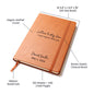 Letters to My Son I Can't Wait to Meet You Heart Design | Leather Journal