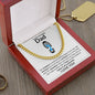 To My Amazing Dad Footprint | Cuban Link Chain
