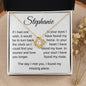 Personalized If I Had One Wish | Love Knot Necklace