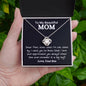To My Beautiful Mom Even When I'm Not Close By | Love Knot Necklace
