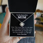 To My Beautiful Mom Even When I'm Not Close By | Love Knot Necklace