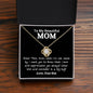 To My Beautiful Mom Even When I'm Not Close By | Love Knot Necklace