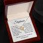 Personalized If I Had One Wish | Love Knot Necklace
