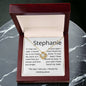 Personalized If I Had One Wish | Love Knot Necklace